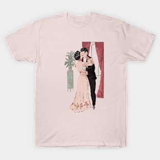 Vintage Valentines Day. Happy Valentine’s Day. T-Shirt